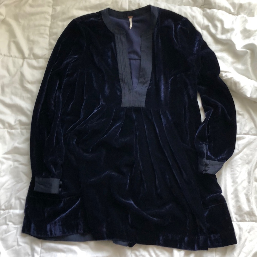 Free People velvet tunic